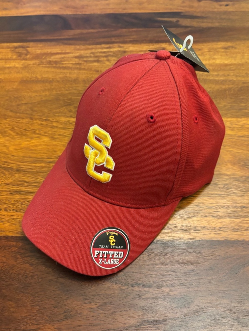 USC Team Trojan Headgear stretch fit baseball cap, XL